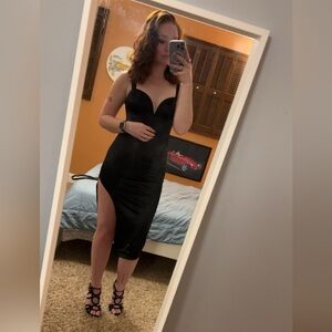 Women's Satin Bodycon Mini Dress